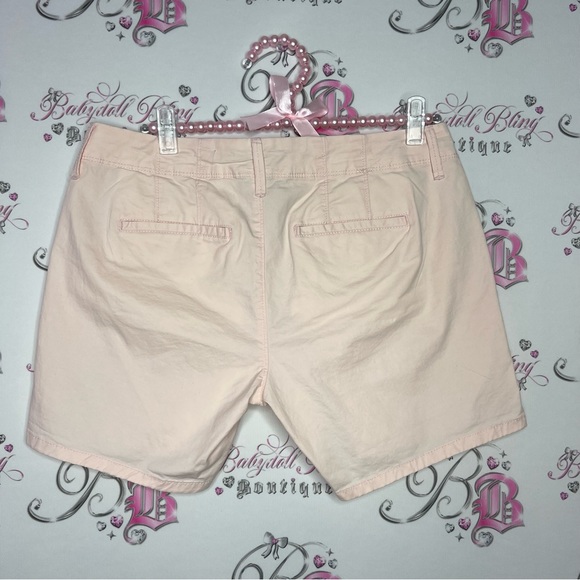 Old navy baby pink bubblegum shorts adorable longer style on the legs cargos - Picture 3 of 8